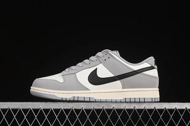 All categories Nk SB Dunk series Nk SB Dunk Low low-top sneakers Nike SB Dunk Low white, black and gray low-top casual sneakers IB3079-101